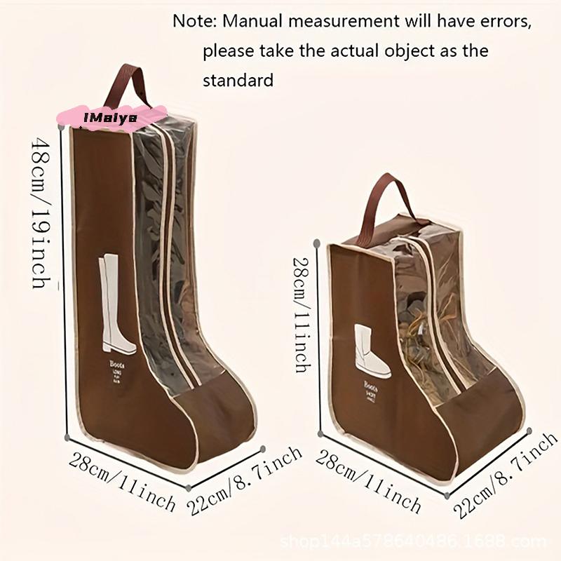 M-Multi-Functional Shoes Storage Bag With Handle Dustproof Boots Protector For Long & Ankle Boot Travel Pouch Shoe Organizer