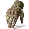 PU Leather Full Finger Touch Screen Gloves Hiking Cycling Training Climbing Airsoft Hunting Non-slip Protective Gear