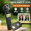 For DJI Osmo Pocket 4P Wide-Angle Lens It Can Expand The FOV To 110°,For DJI Pocket 4pro Magnifying Lens 110 ° Wide-angle Lens