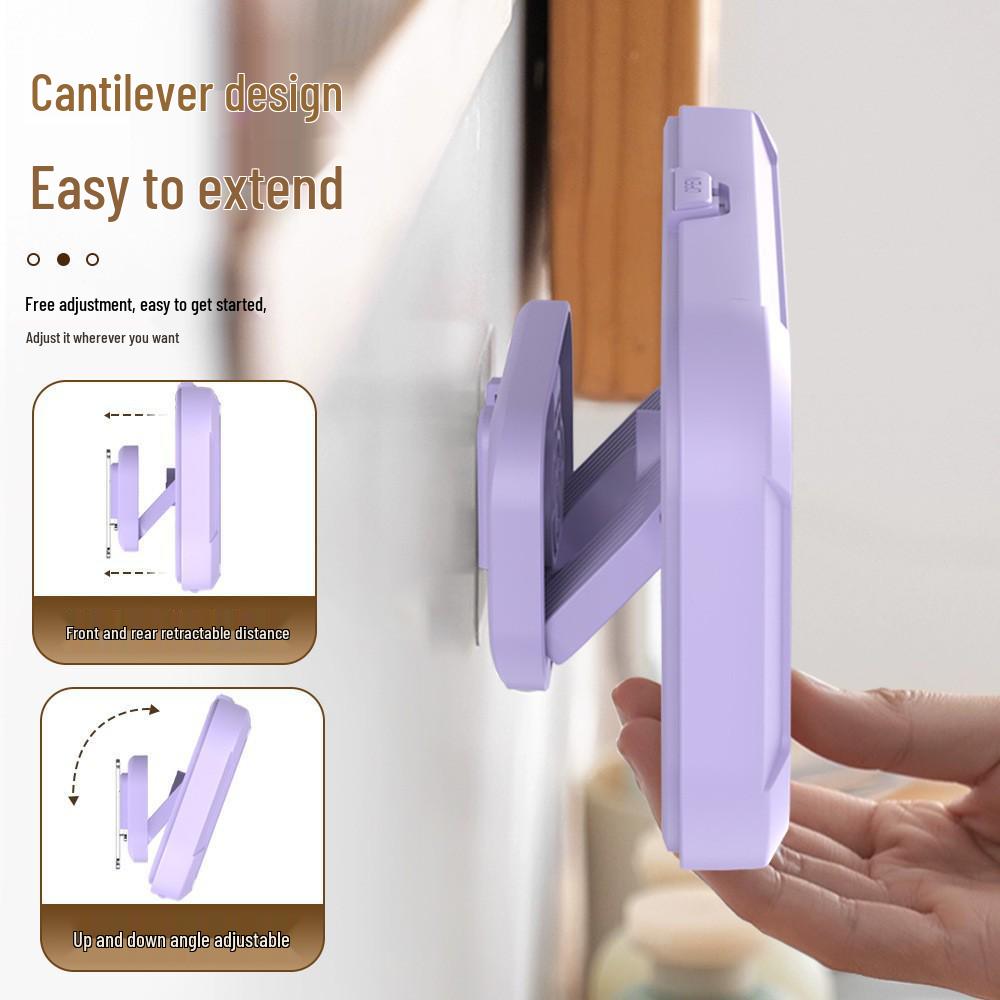 Waterproof Wall-Mounted Touch Screen Phone Holder for Bathroom and Kitchen