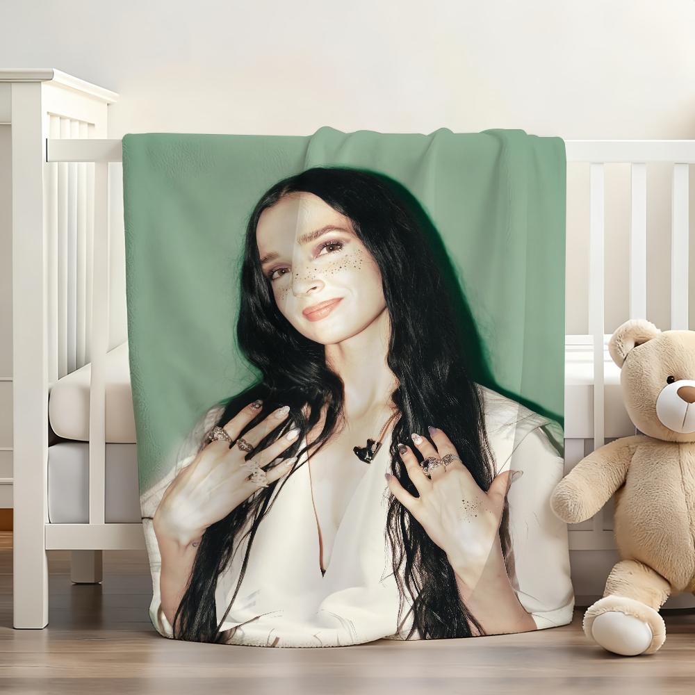 Sängerin Poppy Leere Hände Decke Weich und Hautfreundlich Für Sofa Bett Nickerchen Tagesdecke Ganzjahresdecke