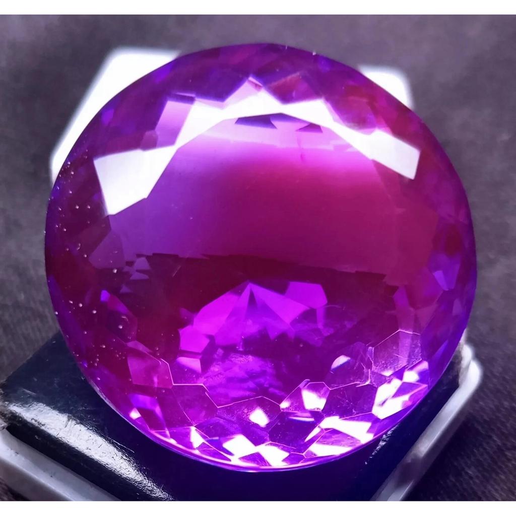 Stunning Natural Tourmaline Big Bi-Color 84.94 Ct Round Certified Gemstone