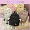 Little Cat Cartoon Backpack With Breathable Nylon Material For School And Casual Use