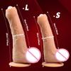 Small Dildo Long Foreskin Soft Silicone Penis Stimulation Anal Testis Dick Suction Cup Realistic Dildos Adult Sex Toy For Women