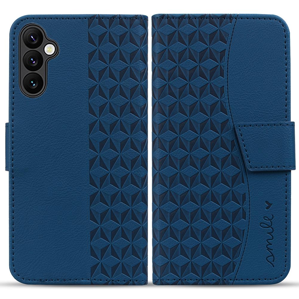 For Samsung Galaxy S24 FE Case Rhombus Pattern Leather Wallet Phone Cover