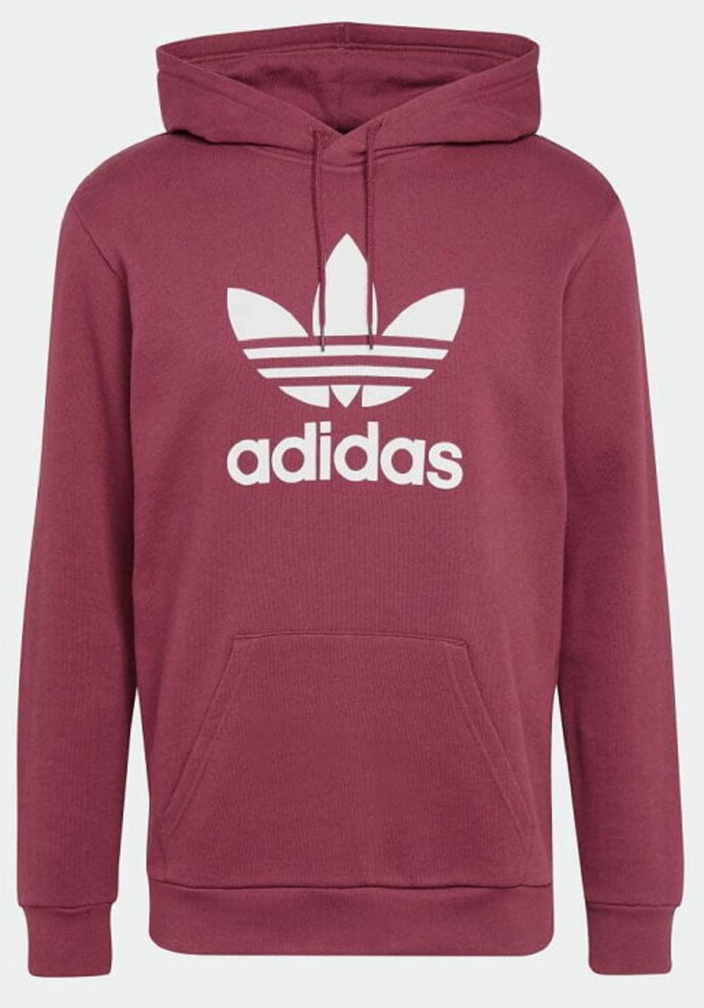 

adidas Originals Adicolor Classics Trefoil French Terry Fleece Size M Victory Crimson Hoodie, Sweatshirt, (167-173cm), IZP12,