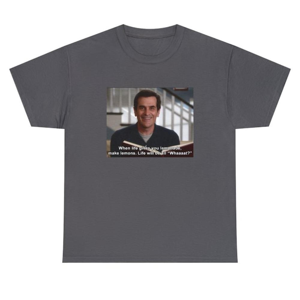 Phil Dunphy Modern Family Vintage Tv Show Tshirt Women Unisex Classic Oneck Fashion Casual Cotton Graphic T Shirts Streetwear S