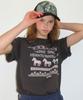 RONRON Pony Cat Photo Mesh Cap Black