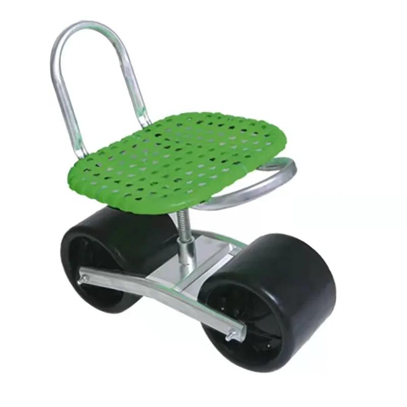 Greenhouse Mobile Lazy Cart Rotating Lifting Small Stool Agricultural Machinery Agricultural Tools Fruit Greenhouse Trolley
