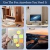 ZUFECY 15-Pack Rubber Pen Holder, Adhesive Silicone Pencil Holder for Desk and Wall, Pen Holder for Clipboard, Classroom Supplies for Desk