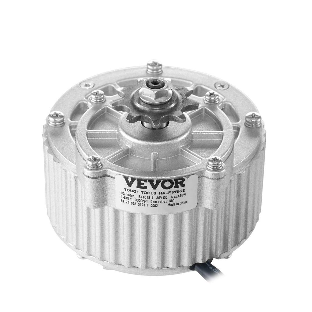 450W Electric Brushed DC Motor Kit 36V 3000rpm Motor with Speed Controller