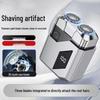 Compact Dual-Head Magnetic Electric Shaver for Men with Digital Display & Long Battery Life
