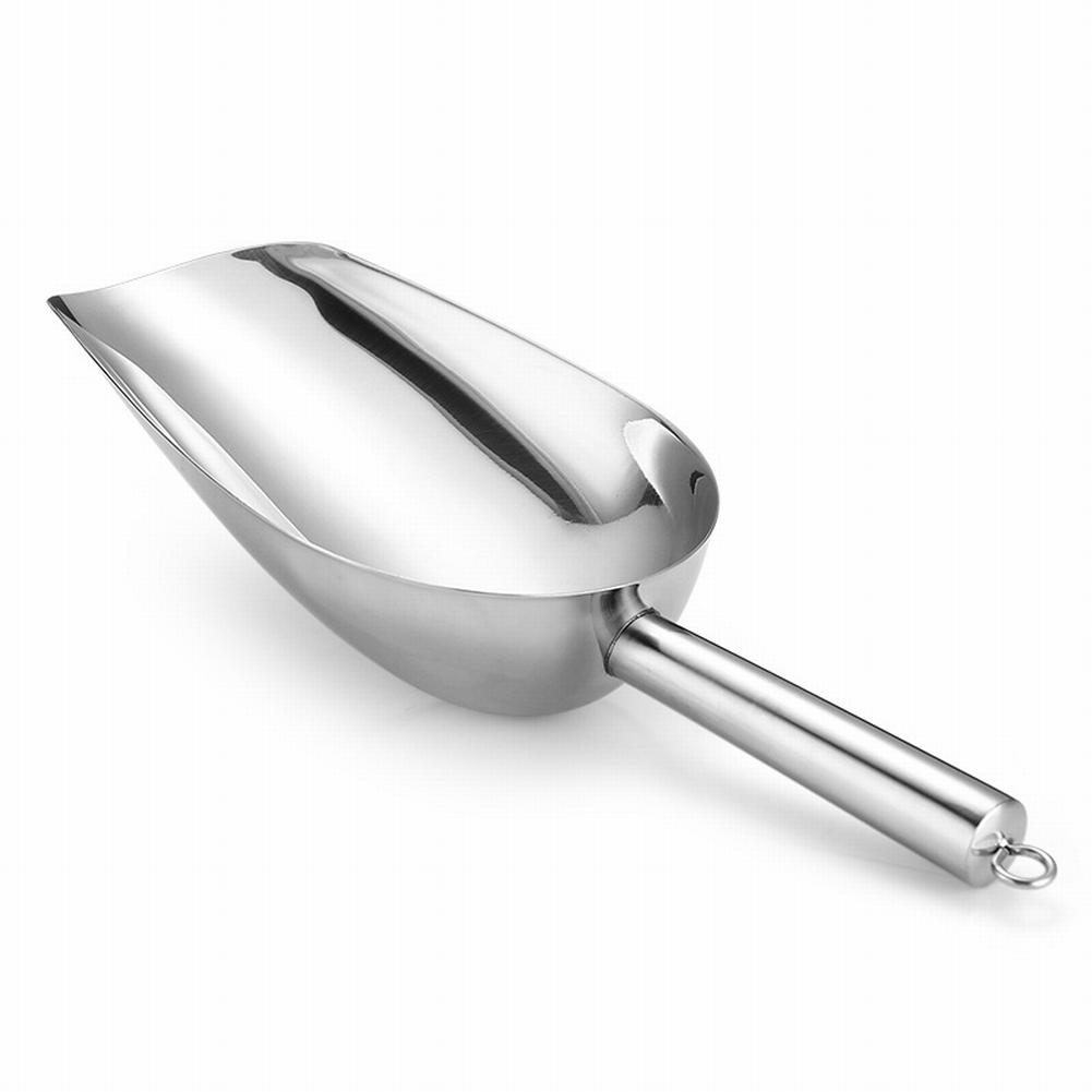 Ice Shovel Stainless Steel Scoops 12cm 27cm Buffet Spoon