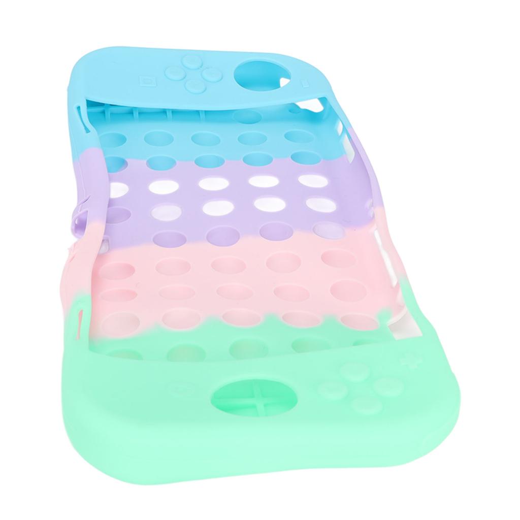 For Switch OLED Protective Case Scratch Resistant Game Console Silicone Protective Cover