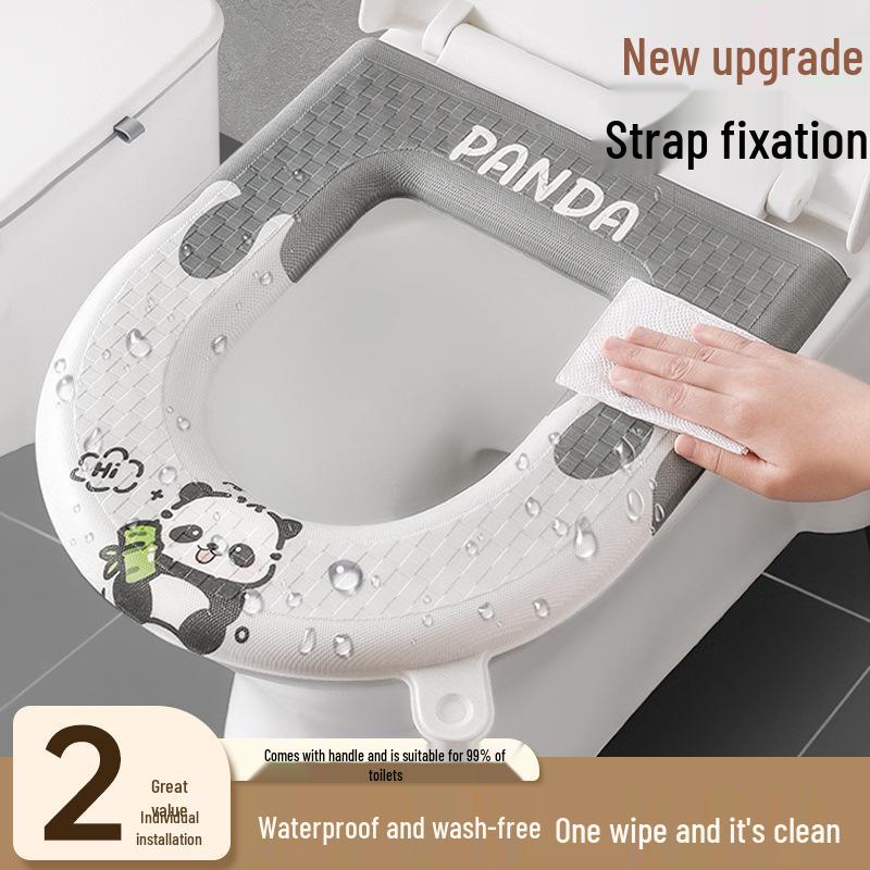 Universal Waterproof Washable Toilet Seat Cushion for All Seasons - 2024