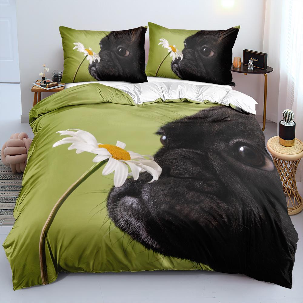 3D Cat Themed Bedding Set Animal Down Duvet and Pillowcase 2/3 Pieces AU/EU/DE/US/UK Full Size Home Decoration