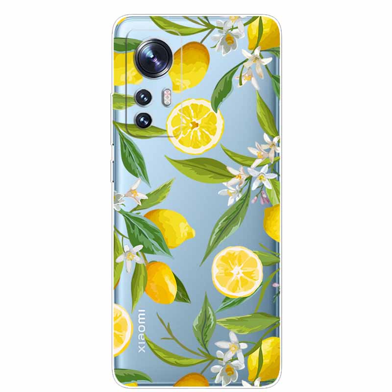 For Xiaomi 12T Case Clear Bumper Soft TPU Phone Cases for Xiaomi 12T Pro 5G Silicone Cover 6.67'' 12 T Transparent Slim Fundas