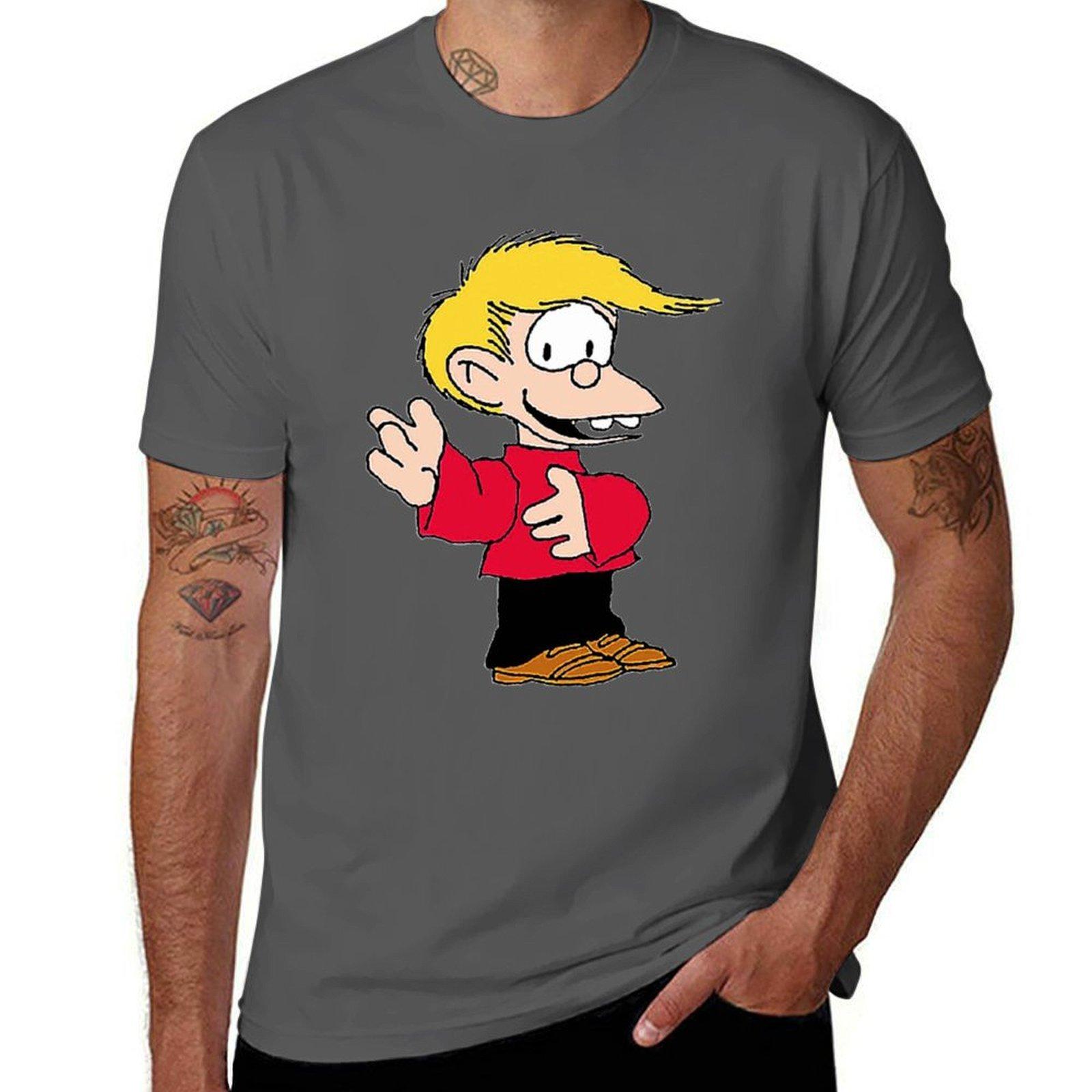 Mafalda is a friend of Felipe T-Shirt cotton t shirt man mens graphic t shirts T-Shirt 4XL