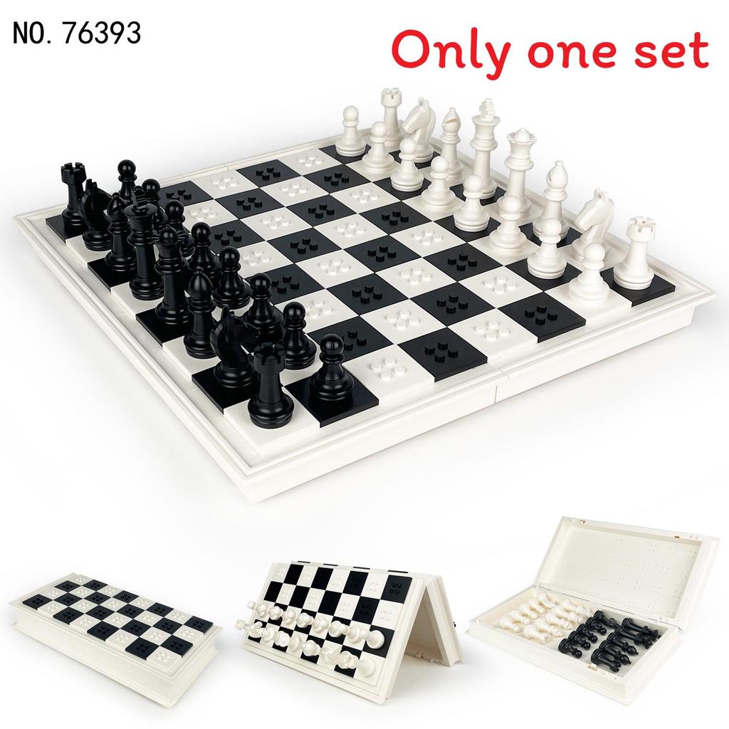 Classic Chess Building Blocks Set With Plastic For Kids And Adults