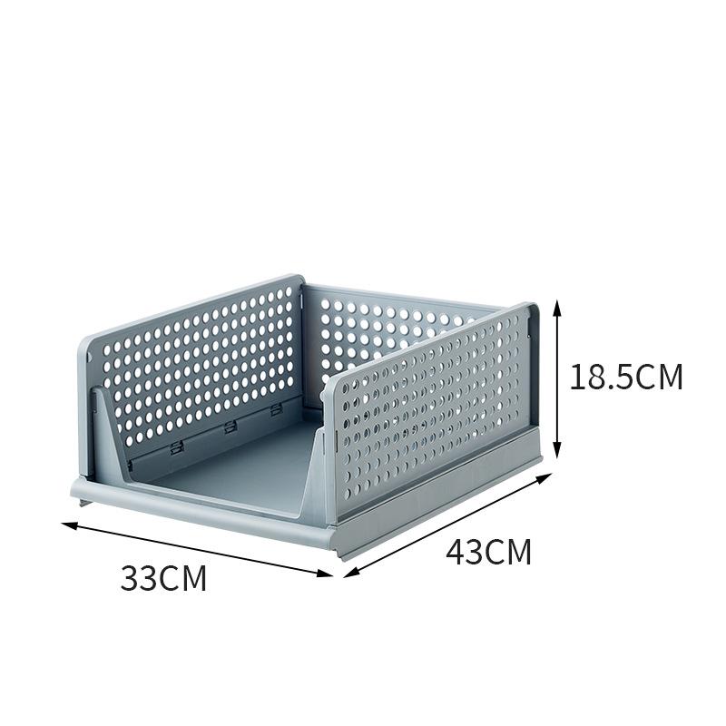 Multi-Model Plastic Clothing Folder: Drawer-Type Layered Storage Organizer with Built-in Shelf for Wardrobes