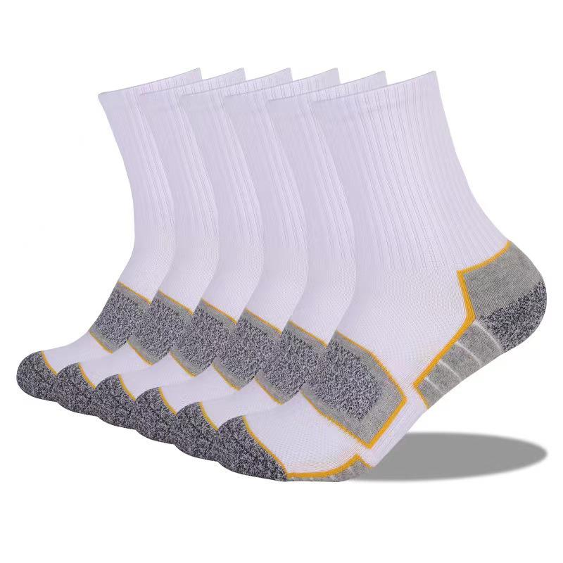 Thickened Terry Sole Outdoor Hiking Socks - Sweat-Absorbent, Mid-Calf Sports Running and Mountaineering Socks