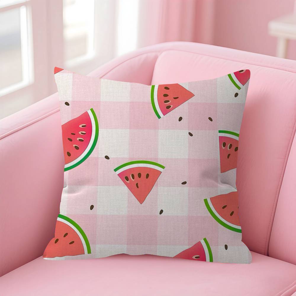 Luxury Watermelon Pattern Design Pillow Anime Pillow Sofa Bed Head Pillow Cover Cushion Cover 45x45 Cm Fashion