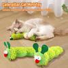 1 Set Stuffed Cat Kicker Toy Plush Caterpillar Kitten Teething Toy Catnip Chew Toy Pillow for Active Cats Kittens Promotes Chewing Scratching Play
