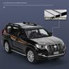 HAOCHI 1/24 Toyota PRADO Land Cruiser SUV Alloy Car Model Diecast Metal Off-road Vehicle Car Model Sound Light Children Toy Gift