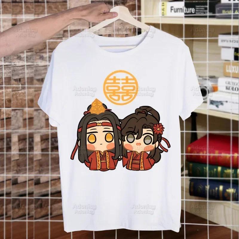 

Mo Dao Zu Shi The Untamed Харадзюку Мужские футболки Лань Ванцзи Вэй Усянь Футболки Рубашка Топы Короткий рукав Эстетичная аниме футболка M