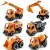 Plastic Tractor Excavator Bulldozer 5 Styles Simulation Diecast  for Boys