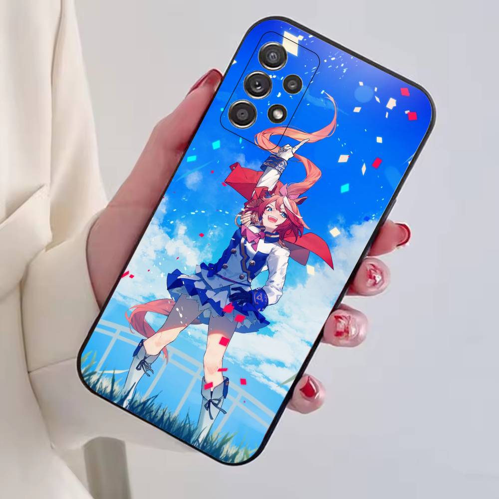 

Anime U-UmamusumeTokai Teio Phone Case For Samsung S25,S24,S21,S22,S23,S30,Ultra,S20,Plus,Fe,Soft Silicone Black Cover Samsung S23ULTRA5G