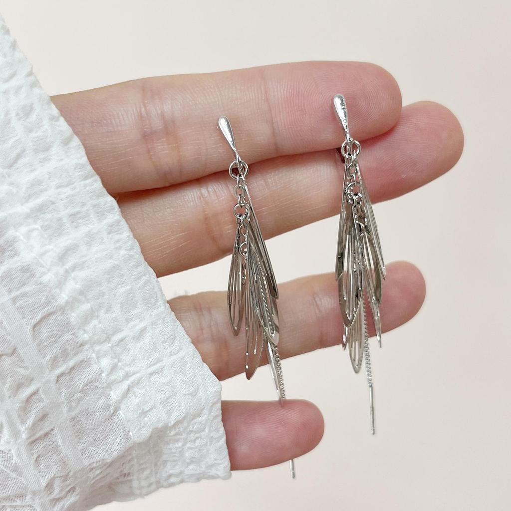Kamelie Mückenspirale Halter Perlenblume Retro Ohrclips Ohrringe - Kein Piercing erforderlich