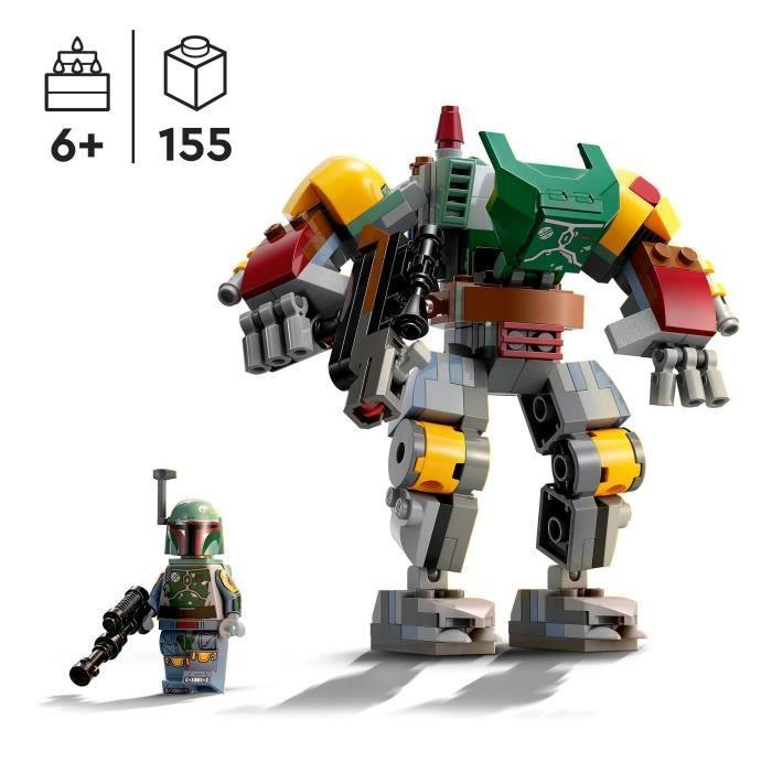 LEGO® Star Wars 75369 Le Robot Boba Fett, Figurine À Construire Avec Blaster Lance-Tenons Et Jetpack
