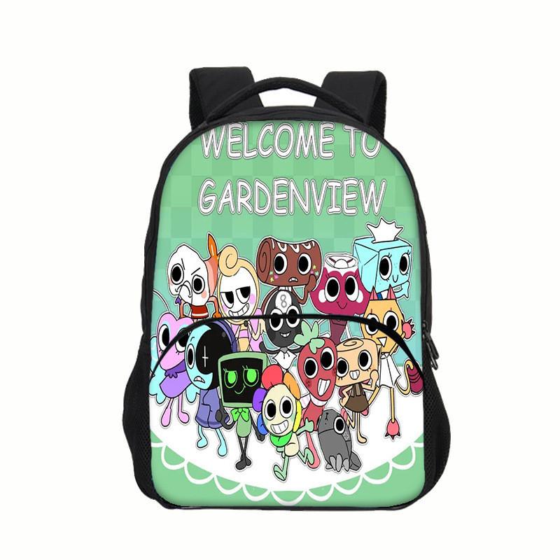 Dandys World Roblox Kids School Backpack With Printed Nylon For Elementary Students