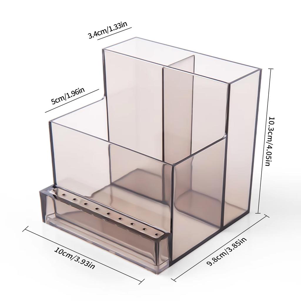 1PC Nail Drill Bits Holder Display Clear Nail Display Box Transparent Makeup Organizer Nail Manicure Tools Acrylic Nail Display