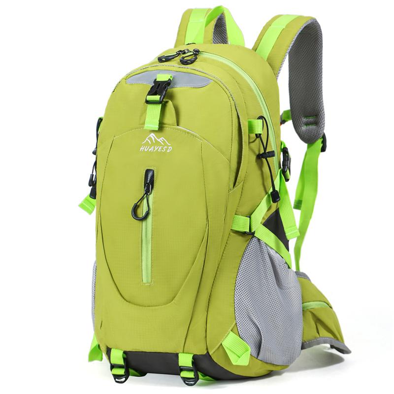Outdoor Hiking Backpack with Mesh Side Pockets and Adjustable Straps for Adventure and Travel