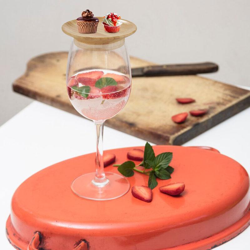 1/2/4/6/10 ks Dřevěná sklenice na víno Uzeniny Snadno se čistí nepropustné uzenářské desky Ruční výroba