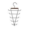 Rotatable Double Sided Hanger Wall Mounted Multi Hook Organizer Portable Hat Rack