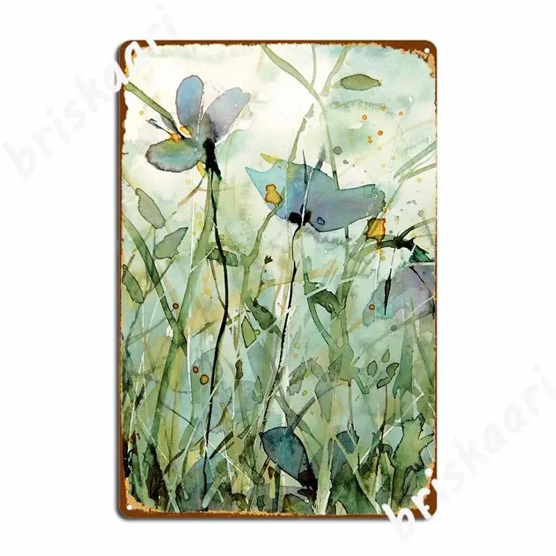 Wild Floral Poster Metal Sign Pub Designs Create Create Plaques Tin Sign Poster 20X30CM