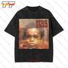 Nas Illmatic Classico Hip Hop Rap New York Vintage Maglietta Oversize D7pb