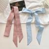 Women Narrow Long Scarf 190X4.5Cm Polka Dot Tie Bag Ribbon Headband Choker Streamer Lady Accessories