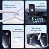 Compatible 30W Fast Charging PD Data Cable for iPhone 15 Series and Apple 16 Pro Max.