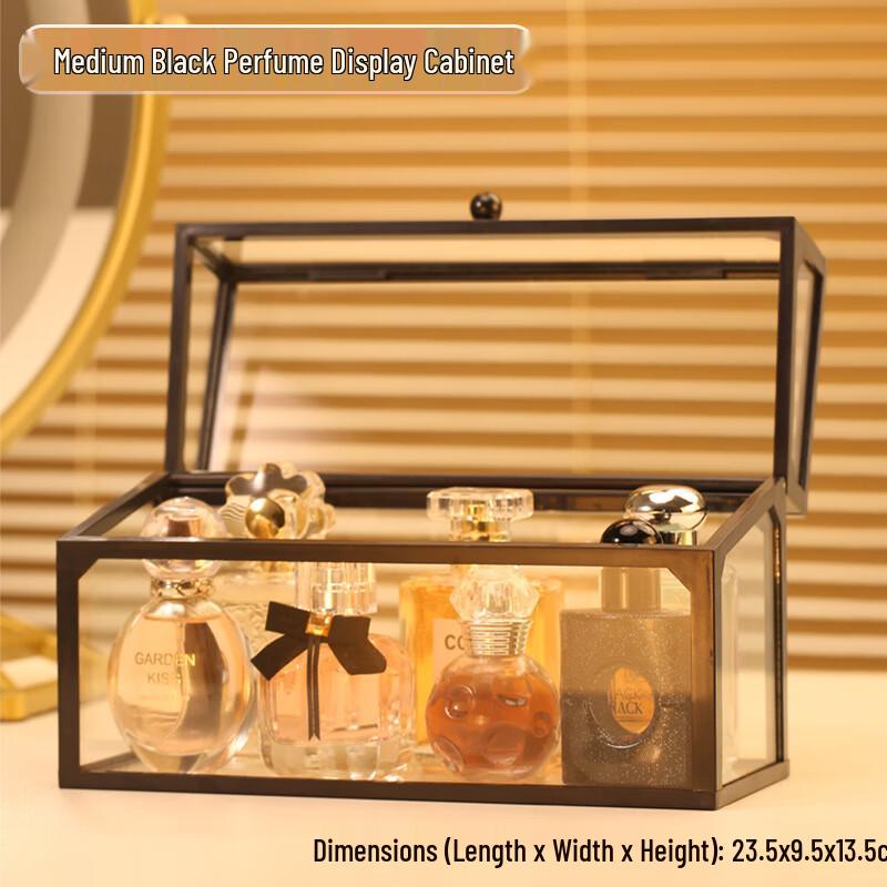 miflame Luxury Transparent Perfume Storage Box