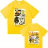 Hayley Williams Collage Doodle Double Sided Print T-Shirt Men Women High Street Oversized T-shirt Y2K Harajuku Punk Gothic Round T-shirt