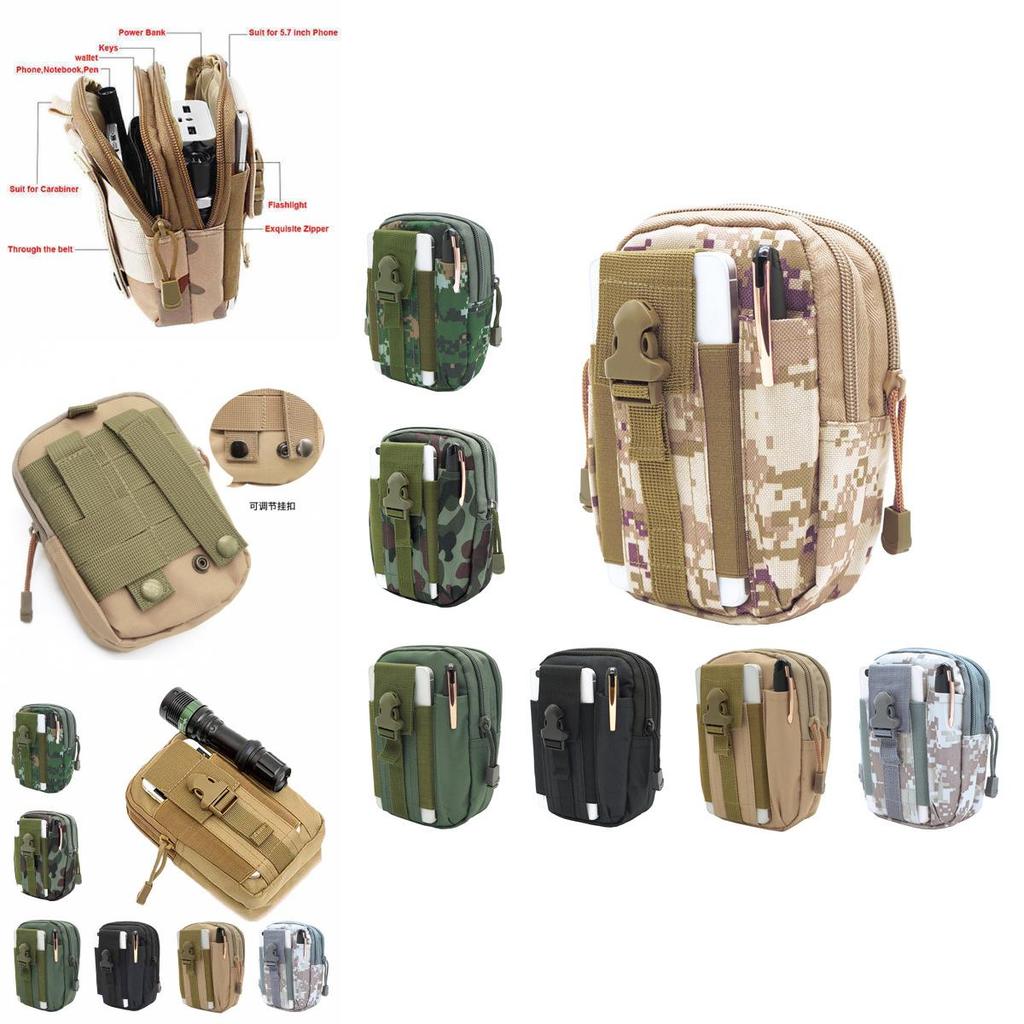 Nylon Taktische Mehrzweck Molle Tasche EDC Utility Gadget Gürtel Hüfttaschen Werkzeug