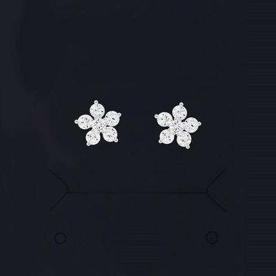 [Silver] Cassia Mini Flower Earrings (S1778232)