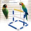 Parrot Stand Perch Rack Bird Play Center Toy Tray Training (Scrub)