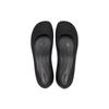 Crocs PU Comfortable Lightweight Versatile Flat Casual Shoes Women Shoes Black 209384-001
