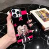 J-Junko Anime Enoshima-JEES Phone Case For iPhone 17,16,15,14,13,12,11 Plus,Pro Max,XS,Colorful Silver Phone case Funda Cover