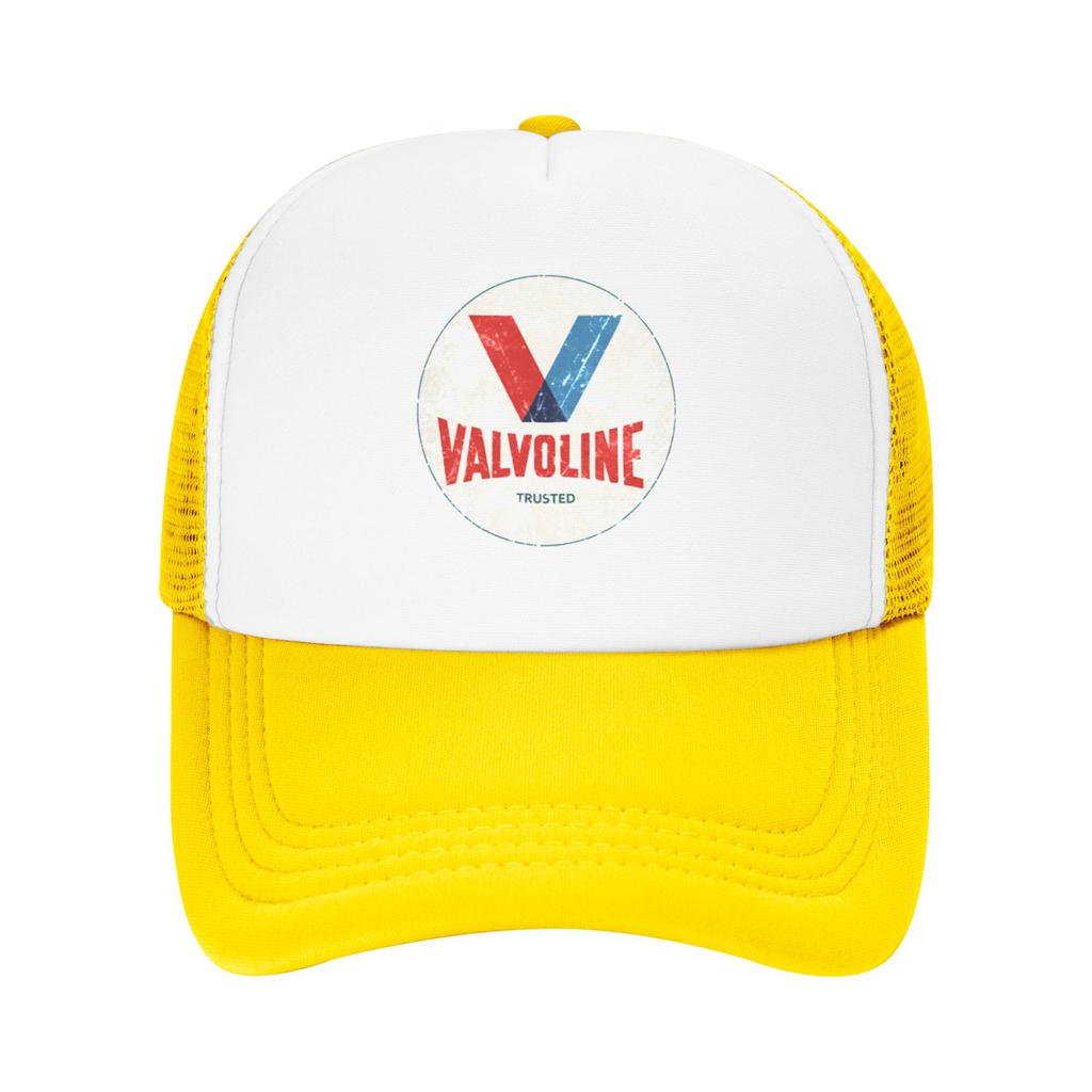 Casquette de baseball en maille Valvoline Vintage Huile Moteur Mode Convient aux Petites Circonférences de Tête Chapeaux Pour Femmes